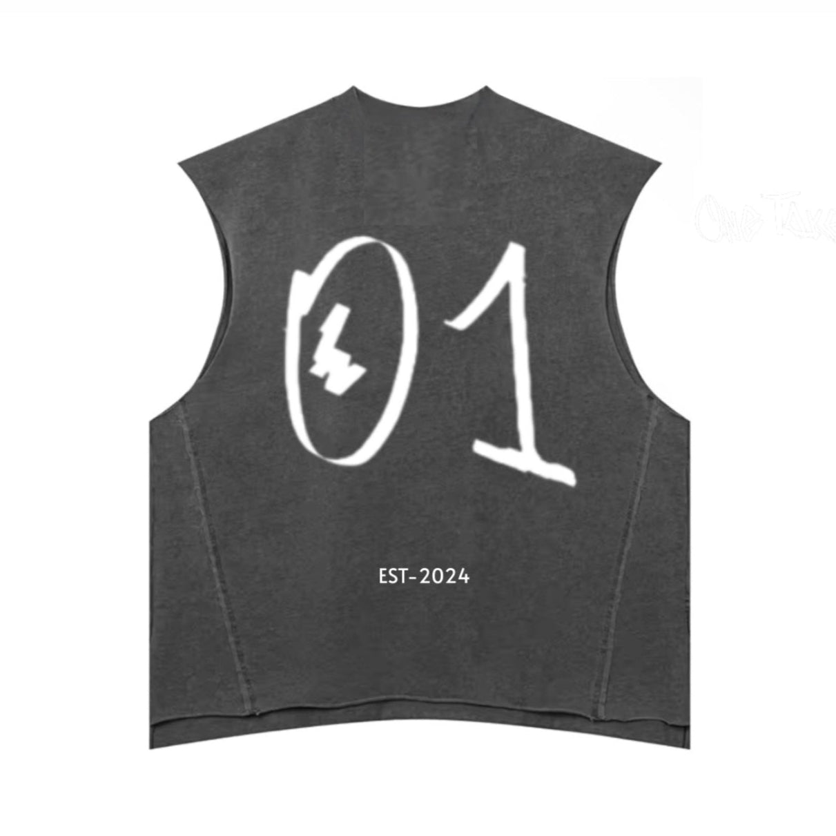 Gray Sleeveless Shirt 01