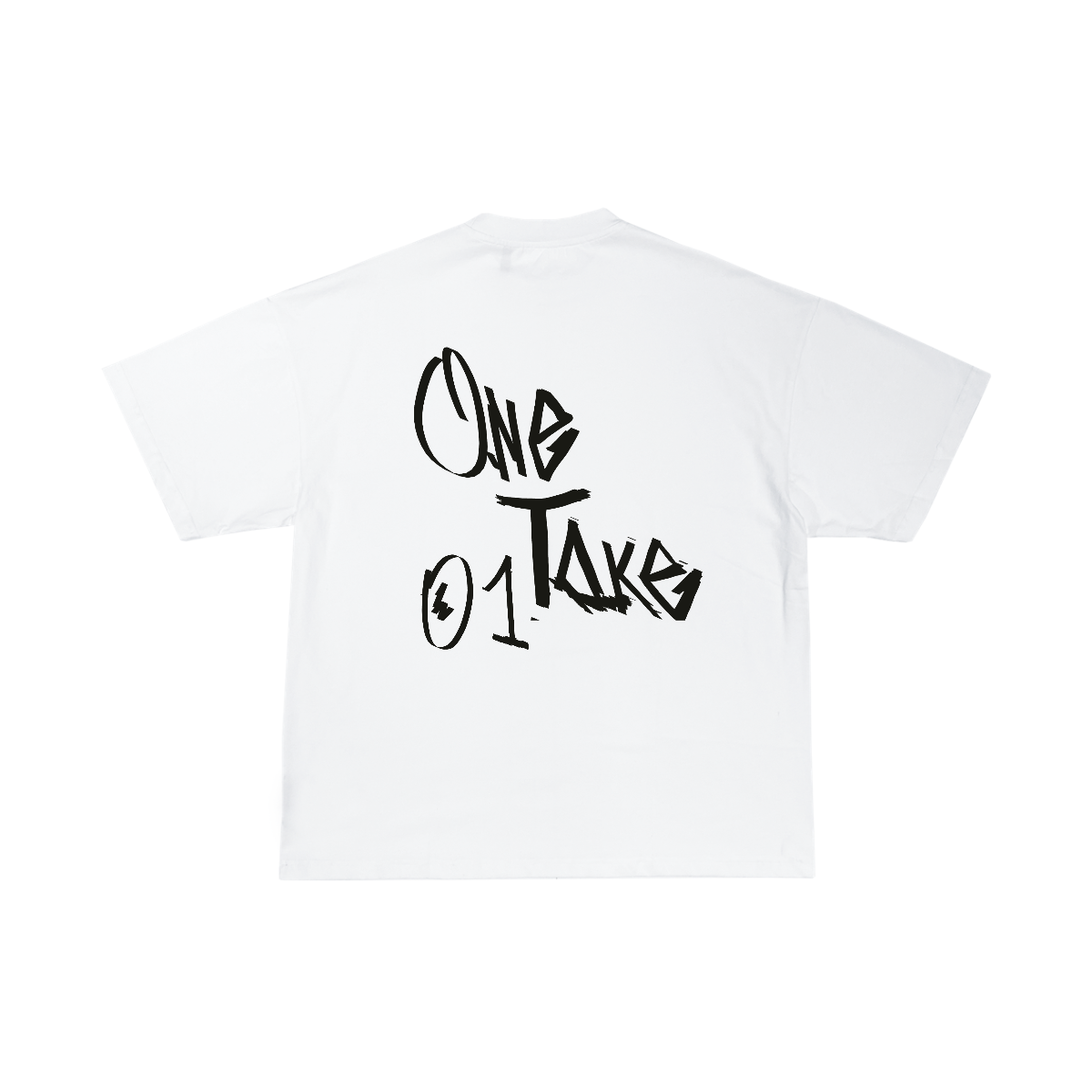 WHITE OVERSIZED SHIRT ONE TAKE 01