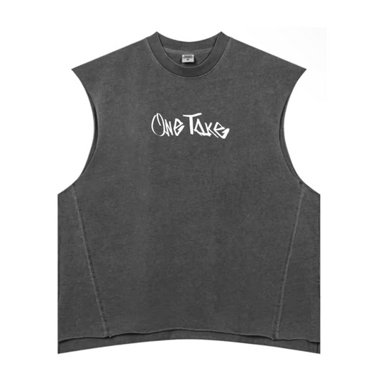 Gray Sleeveless Shirt 01